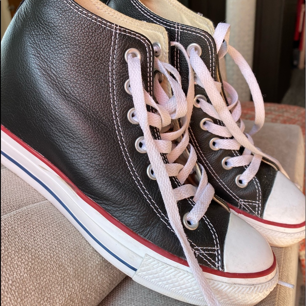 Chuck Taylor All Star Mid platform wedge